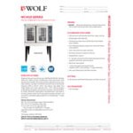 Wolf by Vulcan WC4GD-11D3 Single Deck Full Size Natural Gas Convection Oven - 50,000 BTU