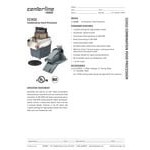 Centerline by Hobart CCH32-1 2-Speed Food Processor with 3.2 Qt. Stainless Steel Bowl - 1 1/3 hp