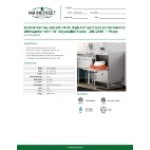 MainStreet Equipment HTUC High-Temperature Undercounter Dishwasher with 10 MainStreet Equipment HTUC High-Temperature Undercounter Dishwasher with 10