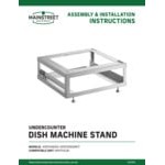 MainStreet Equipment HTUC High-Temperature Undercounter Dishwasher with 10 MainStreet Equipment HTUC High-Temperature Undercounter Dishwasher with 10