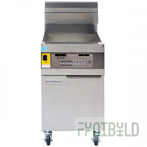 Frymaster LHD165 100 lb. Decathlon Natural Gas Floor Fryer with Thermatron Technology - 105,000 BTU