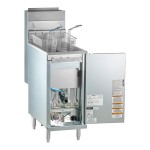 Pitco® 40D Liquid Propane 40-45 lb. Stainless Steel Floor Fryer