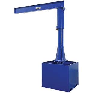 Vestil Portable Jib Crane with Empty Base JIB-CB-100-8-10 Vestil Portable Jib Crane with Empty Base JIB-CB-100-8-10