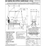 Vestil 0.75 Cubic Yard Light-Duty Self-Dumping Steel Forklift Hopper D-75-LD - 2,000 lb. Capacity Vestil 0.75 Cubic Yard Light-Duty Self-Dumping Steel Forklift Hopper D-75-LD - 2,000 lb. Capacity