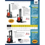 Ballymore 2,200 lb. Powered Dual Mast Fork Stacker with Adjustable 45