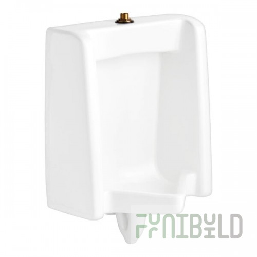 American Standard Washbrook FloWise 6590001.020 Vitreous China Washout Universal Urinal with Top Spud Inlet - 0.125 to 1.0 GPF