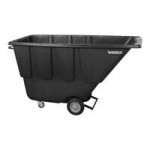 Wesco Industrial Products 272580 0.5 Cu. Yd. Black Polyethylene Forkliftable Tilt Truck Wesco Industrial Products 272580 0.5 Cu. Yd. Black Polyethylene Forkliftable Tilt Truck