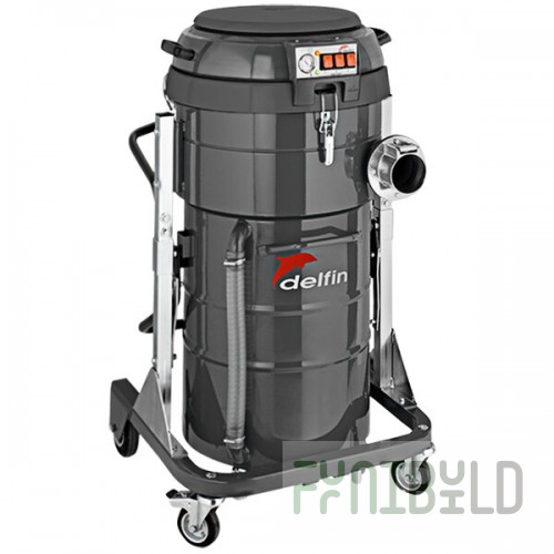 Delfin Industrial DM 40 OIL (V211) Compact Industrial Vacuum for Oil & Chips - 115V, 1 Phase