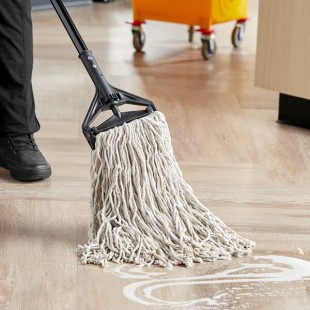 Advantage Supplies 24 oz. #32 Natural Cotton Cut-End Wet Mop Head with 1