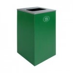 Busch Systems Spectrum 104004 32 Gallon Blue Powder-Coated Steel Decorative Recycling Bin Busch Systems Spectrum 104004 32 Gallon Blue Powder-Coated Steel Decorative Recycling Bin