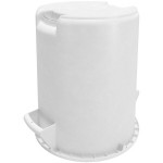Carlisle 84101002 Bronco 10 Gallon White Round Trash Can