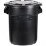 Rubbermaid® BRUTE 20 Gallon Black Executive Round Trash Can and Lid Rubbermaid® BRUTE 20 Gallon Black Executive Round Trash Can and Lid