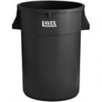 Lavex 44 Gallon Yellow Round Commercial Trash Can Lavex 44 Gallon Yellow Round Commercial Trash Can