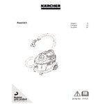 Karcher Puzzi 8/1 C 1.100-244.0 Cold Water Carpet Extractor with 4 Karcher Puzzi 8/1 C 1.100-244.0 Cold Water Carpet Extractor with 4