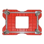 Snap-Loc E-Track Industrial Strength 1500 lb. Red Dolly SL1500D4R