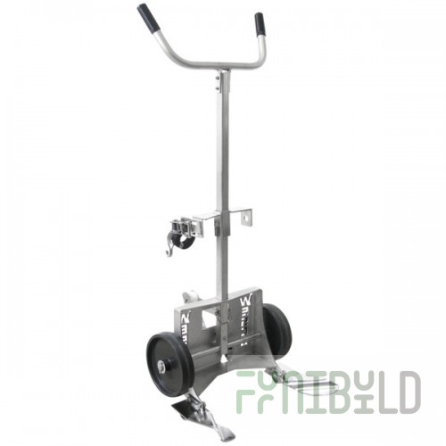 Wesco Industrial Products 1,000 lb. Stainless Steel Poly Drum Truck with (2) 10