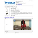 Wesco Industrial Products 1,000 lb. Stainless Steel Poly Drum Truck with (2) 10