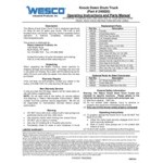 Wesco Industrial Products 1,000 lb. Stainless Steel Poly Drum Truck with (2) 10
