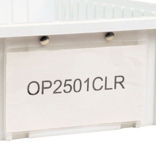 Metro OP2501CLR Snap-On Card Holder - 4 1/2 Metro OP2501CLR Snap-On Card Holder - 4 1/2