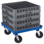 Vollrath 1697-44 Traex® Blue Rack Dolly Base (No Handle) - 21