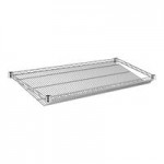Regency Chrome 5-Shelf Angled Stationary Merchandising Rack - 18 Regency Chrome 5-Shelf Angled Stationary Merchandising Rack - 18