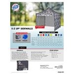 E-Z Up SW3PN10ALGY Recreational 10' Punch Angle Sidewall E-Z Up SW3PN10ALGY Recreational 10' Punch Angle Sidewall