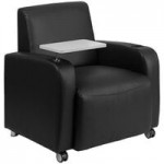 Flash Furniture Charcoal Gray Fabric Guest Chair with Tablet Arm, Chrome Legs, and Under Seat Storage Flash Furniture Charcoal Gray Fabric Guest Chair with Tablet Arm, Chrome Legs, and Under Seat Storage