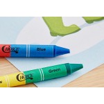 Choice 2-Pack Double-Sided Kids' Restaurant Crayons in Cello Wrap - 1,000/Case
