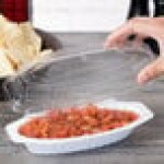 Fineline 9215-L Flairware Clear PET Plastic Serving Boat Dome Lid - 150/Case