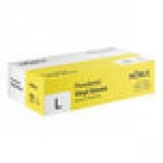 Noble Clear Powdered Disposable 3 Mil Thick Vinyl Gloves for Foodservice - Large - 1,000/Case