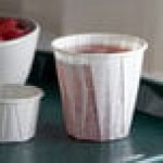 Genpak W450F Harvest Paper 3.5 oz. White Paper Souffle / Drinking Cup - 100/Pack Genpak W450F Harvest Paper 3.5 oz. White Paper Souffle / Drinking Cup - 100/Pack
