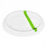 World Centric GreenLight Compliant PLA Plastic Compostable Lid for 8-32 oz. Round Deli Containers - 1,000/Case