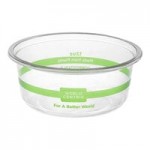 World Centric GreenLight Compliant PLA Plastic Compostable Lid for 8-32 oz. Round Deli Containers - 1,000/Case
