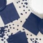Creative Converting 6691137B Navy Blue 2-Ply 1/4 Fold Luncheon Napkin - 600/Case