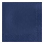 Creative Converting 6691137B Navy Blue 2-Ply 1/4 Fold Luncheon Napkin - 600/Case