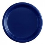 Creative Converting 6691137B Navy Blue 2-Ply 1/4 Fold Luncheon Napkin - 600/Case