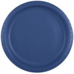 Creative Converting 6691137B Navy Blue 2-Ply 1/4 Fold Luncheon Napkin - 600/Case