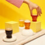 Tossware POP 7 oz. Customizable Plastic Mini Pint Glass - 252/Case