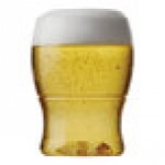 Tossware POP 7 oz. Customizable Plastic Mini Pint Glass - 252/Case