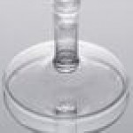 Fineline Tiny Temptations 6414-CL 2 oz. Tiny Barware Clear Plastic 2-Piece Champagne Flute - 120/Case
