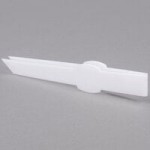 Fineline Tiny Temptations 6414-CL 2 oz. Tiny Barware Clear Plastic 2-Piece Champagne Flute - 120/Case