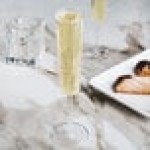 Fineline Renaissance 2807 7 oz. Clear Plastic 1-Piece Champagne Flute - 72/Case