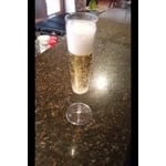 Fineline Renaissance 2807 7 oz. Clear Plastic 1-Piece Champagne Flute - 72/Case
