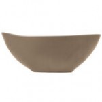 Libbey Driftstone 38 oz. Granite Satin Matte Organic Porcelain Bowl - Sample Libbey Driftstone 38 oz. Granite Satin Matte Organic Porcelain Bowl - Sample