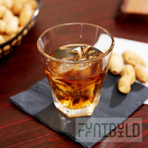 Libbey Gibraltar Twist 7 oz. Rocks / Old Fashioned Glass - Sample