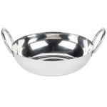 American Metalcraft BD55 18 oz. Stainless Steel Balti Dish - 5 3/4 American Metalcraft BD55 18 oz. Stainless Steel Balti Dish - 5 3/4