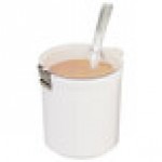 Cal-Mil 1950-16LIDN Notched Lid for 16 oz. Round Melamine Jar - 4 Cal-Mil 1950-16LIDN Notched Lid for 16 oz. Round Melamine Jar - 4