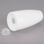 Libbey 911197036 Slenda 2.5 oz. Royal Rideau White Porcelain Salt Shaker - 36/Case