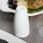 Libbey 911197036 Slenda 2.5 oz. Royal Rideau White Porcelain Salt Shaker - 36/Case