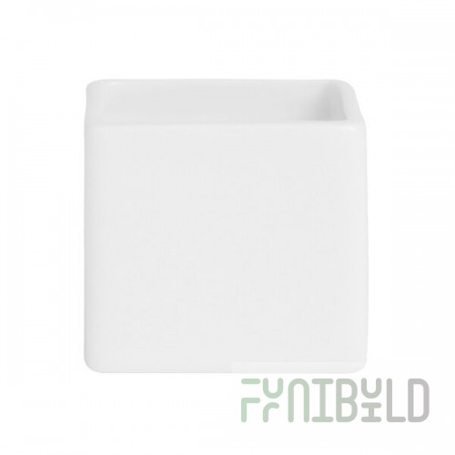 Varick A La Carte from Steelite International 3 oz. Bright White Square Deep Ramekin - 36/Case